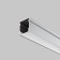Aluminum profile of the Led Strip Alm-2020-S-2M, 200x2x2 cm, silver color