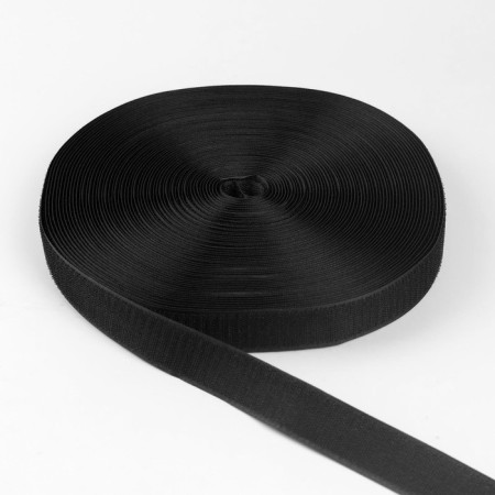 Velcro, 30 mm × 25 ± 1 m, black color-5