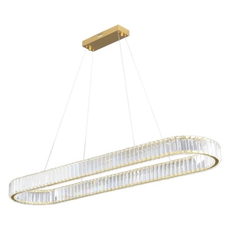 Crystal chandelier Gerhort G51246/1L BRS, 100x30x120 cm, bronze color