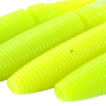 The Yaman Pro Sharky Shad, 9.5 cm, color #02-chartreuse, packaging 5 pcs.-3