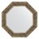 Mirror in the baguette frame, an old tree with weaving 70 mm, 53x53 cm