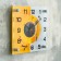 Wall clock: kitchen "coffee mug", silent, 25 x 25 cm