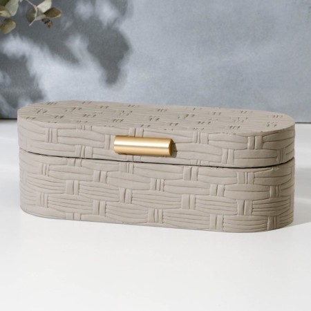 The casket for jewelry "weaving" eco -leather, set 2 pcs.-8