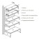 Small side fence for a shelf 500, H-50 mm, zinc