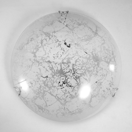 The lamp is wall-flowing "marble" 2 lamps E27 40W d.300 h.5.5 cm.-3