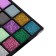 Cosmetics set for girls: shadows, brush, applicator