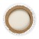 Round canvas on the subframe Calligrata, D-25 cm, 2 cm, cotton 100%, acrylic soil, grade, 380 g/m²