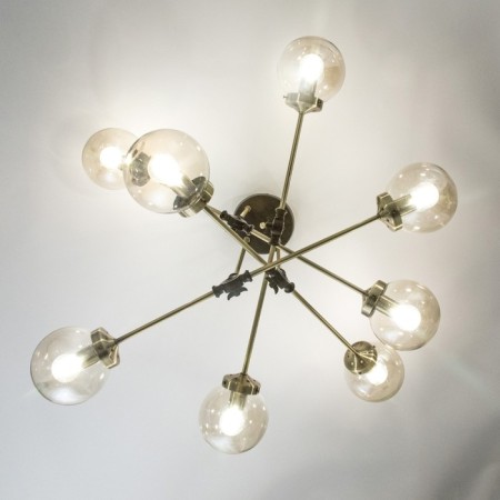 Cutilux Cutilux chandelier CL105185 85x85x50 cm, 5x40W, E14, brown color-7