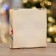 Folding box "holiday", 20 x 20 x 4 cm with a window