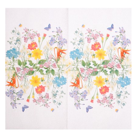 Two -layer -layer “field flowers” ​​wipes, 33x33 cm, set 20 pcs.-7