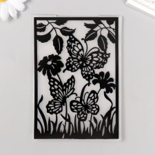 Embosing stencil plastic 
