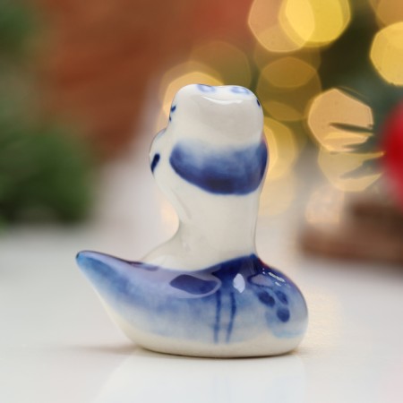 Souvenir "Snake of Pups", Gzhel, 3.5 cm-3
