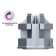 Set of desktop Erichkrause Office, 14 items, rotating, gray