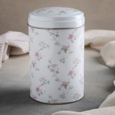 Банка с крышкой для сыпучих продуктов «Флора», 1,1 л, 10×16 см, круглая, цвет МИКС
