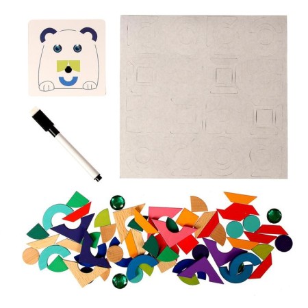 Children's developmental set "Mirage" magnetic designer-2