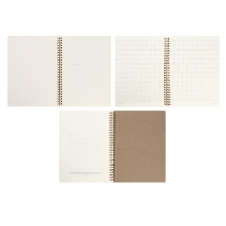Notebook B5, 60 sheets in a cage on the crest Mint Polka Dots, on a solid substrate, cardboard cover, Soft Touch lamination, foil embossing, block 70 g/m2-1