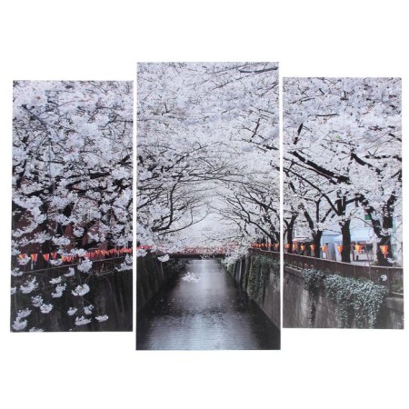 Modular painting "Blooming Trees" (2-25x52; 1-30x60) 60x80 cm