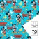 Packaging paper, 70x100 cm, Mickey Mouse
