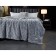 Bernard bedspread, size 160x220 cm, light gray color