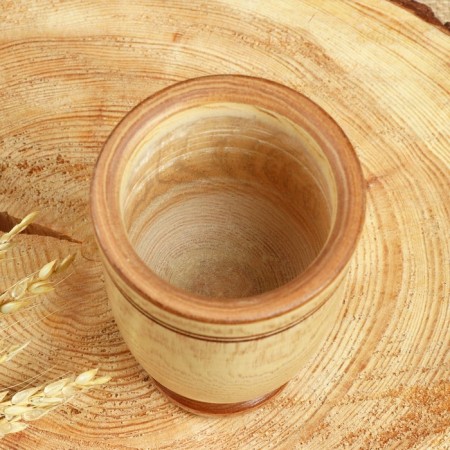 Set: a mortar with a pestle, ash, 13 cm, mix-11