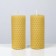 A set of candles from wax, honey, "New Year", 8 cm, 2 pcs