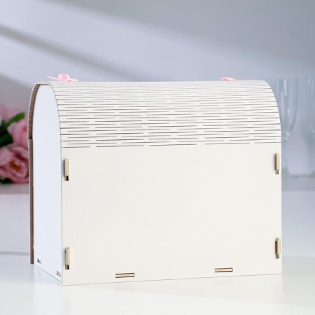 Family Bank "Flower", white-pink, 23.5x17x20 cm-1