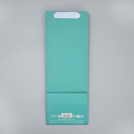 Gift package for a bottle, packaging, Tiffany, 13 x 35 x 10 cm-5