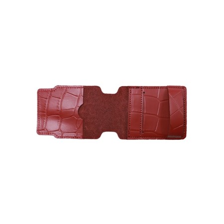 Businessman, genuine leather, cm, burgundy-2