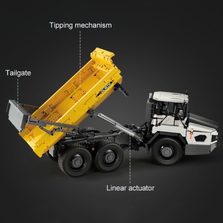 Designer Radio -controlled "Construction truck", 3067 parts, scale 1:17-4