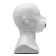 Half mask Filter molded source-1FK 892597, with exhalation valve, FFP2 nr