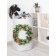 Basket for toys "New Year wreath, size 40x60 cm
