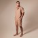 Male home -made suit (short sleeve and shorts) SL Home p. S, coffee
