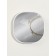 Pocket mirror “pattern”, with a stand, 8 × 8 cm, white color