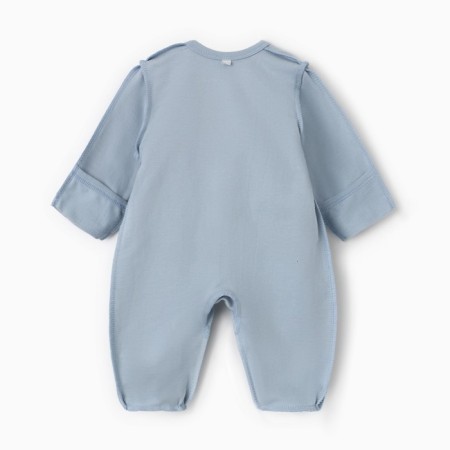 Kit for children (overalls, cap), jeans color, height 56 ​​cm-10