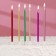 Candles in the cake of cocktail "Shain", 6 pcs, 10 cm, metallic