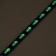 Fly collar "fish" luminous, with a bell, 30 x 1 cm, polyester, blue