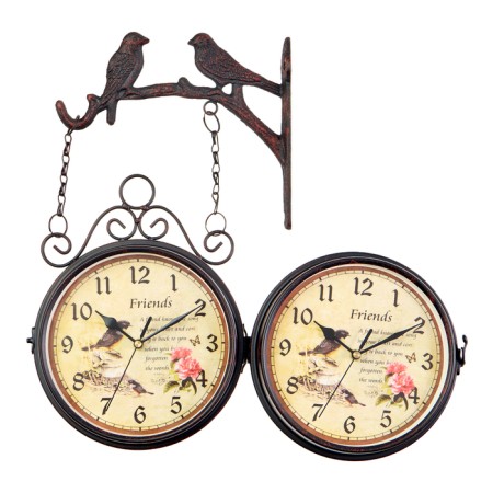 Walls are double-sided, on the suspension "Two Birds", smooth move, D-17 cm, 24 x 40 cm-2