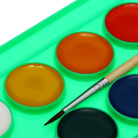 Watercolor "Ray" Zoo, 12 colors, with a brush-3