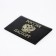 Cover for passport, black color