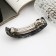 Hair hair clip "Toliman" stripes, 8 cm
