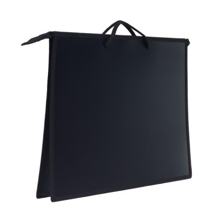 Folder for drawings and drawings A3, 420 x 343 x 50 mm, handles, plastic, zipper from above, 0.9 mm, "standard" pr 3, black-1