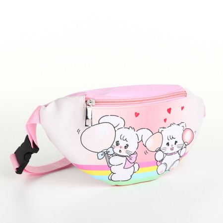 Board Belt baby on zipper, pink color