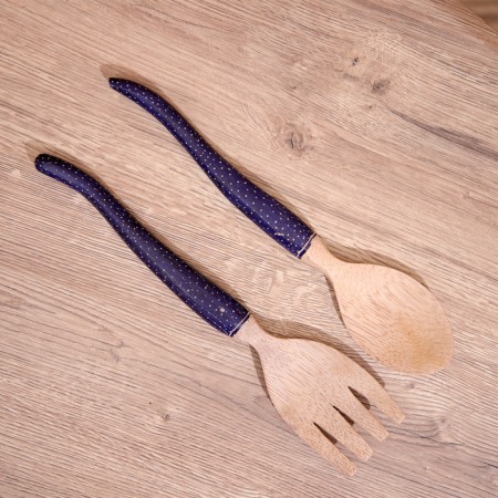 Spoon-wick for salad wooden 28 cm-1