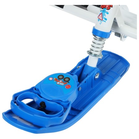 Snow-champion "Timka Sport 4-1", TS4-1/BG, with a back and a seat belt, white/blue color-5