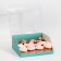 Confectionery box with PVC lid, packaging, Tiffany, 25 x 22.5 x 10 cm