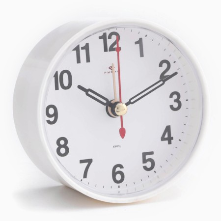 Clock - alarm clock "Classics", discrete move, 8 x 8 cm, aa