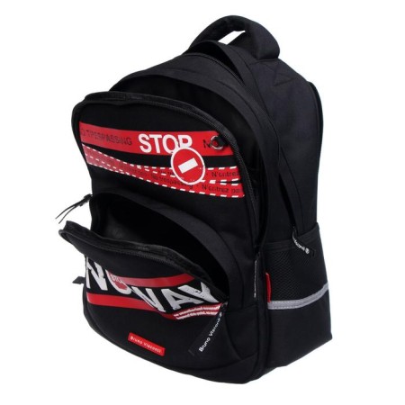 School backpack Bruno VisConti Keep Away. STOP, 40 x 30 x 19 cm, ergonomic back, pencil case as a gift-9