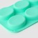 The form for baking is the “figure. Oval ", silicone, 28 × 16 × 2 cm, 6 cells, color mix