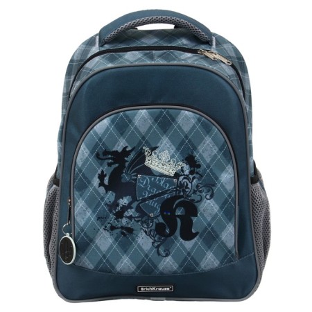 School backpack Erich Krause Ergoline 15l, 39 x 28 x 14 cm, ergonomic back, Dragon Emblem 57025-2