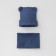 Kinderlitto Piccolino Kinderlitto kit, 2 items: hat, snood, age 2-3 years, Denim color